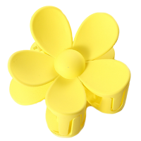 MATTE YELLOW DAISY HAIR CLIP