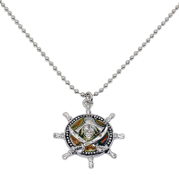 PIRATE ROUND MOOD BALLCHAIN CHOKER