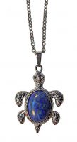 SODALITE TURTLE PENDANT