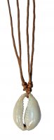 COWRIE SHELL CHOKER W/ NATURAL CORD
