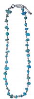 TURQUOISE CHIP ADJUSTABLE CHOKER