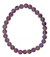 6MM BEAD BRACELET- AMETHYST