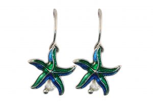 MULTI COLOUR STARFISH EARRINGS