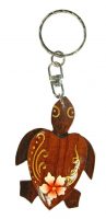 WOODEN TURTLE KEYRING