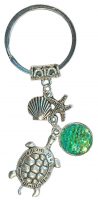 SHIMMER TURTLE KEYRING