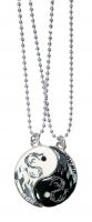DRAGON YIN YANG B/W BEST FRIENDS BALL CHAINS