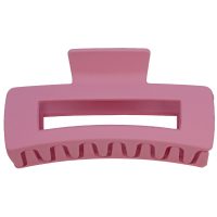 PINK RECTANGULAR HAIR CLIP