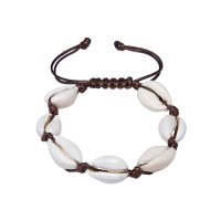 BROWN COWRIE SHELL BRACELET