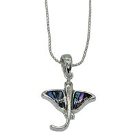 PAUA STING RAY PENDANT