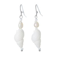 PEARL & SEASHELL EARRINGS
