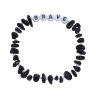 OBSIDIAN CHIP BRAVE BRACELET