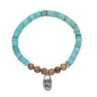 TURQUOISE DISCS LOCALS ONLY BRACELET