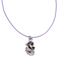 MOOD SEAHORSE ON PURPLE CHOKER