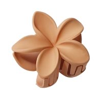 MATTE BEIGE FRANJIPANI HAIR CLIP