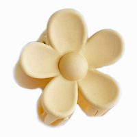 SMALL PASTEL YELLOW DAISY HAIR CLIP