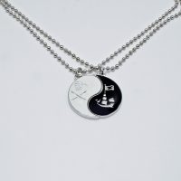 PIRATE YIN/YANG BEST FRIEND BALL CHAINS