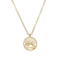 DAINTY GOLD DOLPHIN COIN NECKLACE