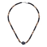 COCONUT CHOKER W/ BLK TURTLE