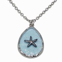 GLITTER STARFISH NECKLACE