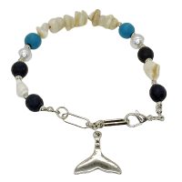 MARINE THEME WHALE TAIL BRACELET
