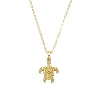 GOLD CHAIN TURTLE PENDANT