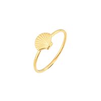GOLD SEASHELL RING (LARGE)