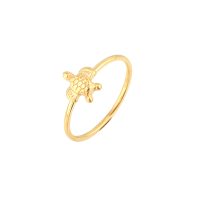 GOLD TURTLE RING (LARGE)