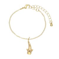 GOLD CHAIN WHALE SHARK BRACELET
