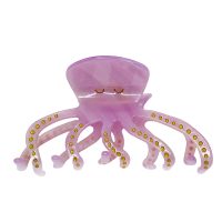 HC324 PURPLE OCTOPUS HAIRCLIP