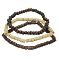 SET OF 3 NATURAL COCONUT BRACELETS
