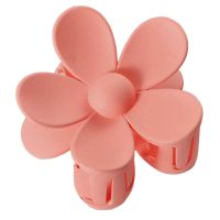MATTE PINK DAISY HAIR CLIP