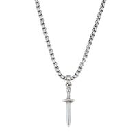 P8272 ANTIQUE RHODIUM DAGGER CHOKER
