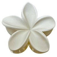 WHITE FRANJIPANI HAIR CLIP
