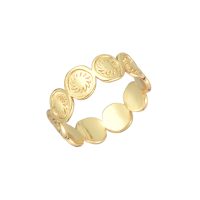 MR321S GOLD SUN CIRCLES RING – SMALL