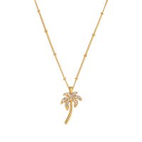 P8318 SPARKLY PALM TREE PENDANT