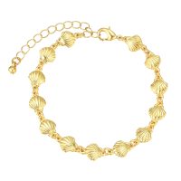 BR8333 DAINTY GOLD SEASHELL BRACELET
