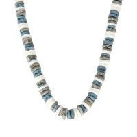 P8353 BLUE, GREY AND WHITE HEISHI CHOKER