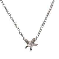 P8379 STAINLESS STEEL TINY STARFISH PENDANT