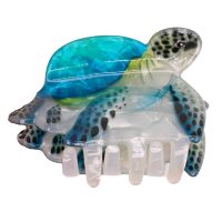 HC353 DARK BLUE TURTLE HAIRCLIP