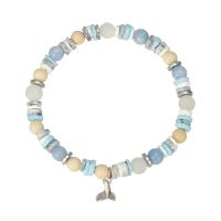 BR8561 MARINE THEME WHALE TAIL BRACELET