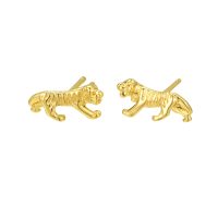 E2253 GOLD TIGER STUDS