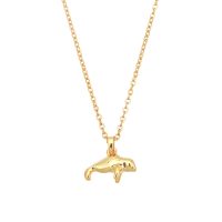 P8590 DUGONG GOLD NECKLACE