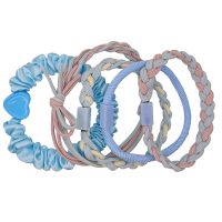 HC363 BLUE HAIR TIE SET